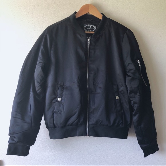 Fashion Nova Jackets & Blazers - Satin Bomber Jacket
